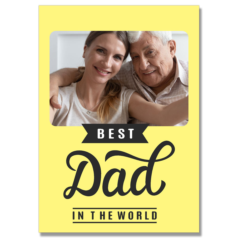 Best Dad In World Photo Card PACK OF 6 #1 image
